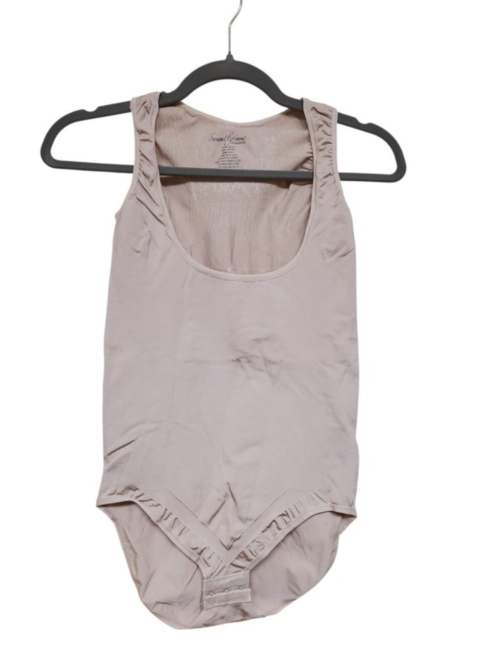 Smoothform Shapewear Nude Beige Step In Sleeveless Shaping Bodysuit Women's XL